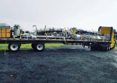 Semi Truck Loaded with Welded and Fabricated Products