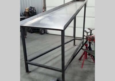 custom stainless steel table